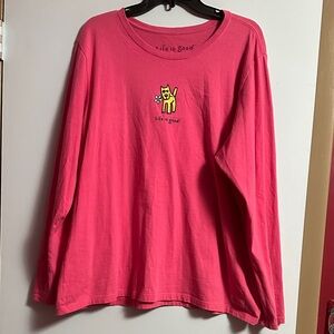 Life is Good KPink Long Sleeve Shirt